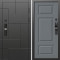 Входная дверь Termo-Door Смарт Тетрис Блэк - Лион Grey софт