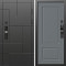 Входная дверь Termo-Door Смарт Тетрис Блэк - Марсель Grey софт
