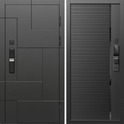 Входная дверь Termo-Door Смарт Тетрис Блэк - Порте black