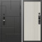 Входная дверь Termo-Door Смарт Тетрис Блэк - Страйп Слоновая Кость