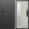 Входная дверь Termo-Door Смарт Тетрис Блэк - Зеркало Люмис Соновая Кость