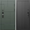 Входная дверь Termo-Door Смарт Тетрис Грин - Флэт Черный кварц