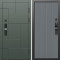 Входная дверь Termo-Door Смарт Тетрис Грин - Флэт Grey софт