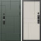 Входная дверь Termo-Door Смарт Тетрис Грин - Горизонт Слоновая кость