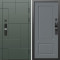 Входная дверь Termo-Door Смарт Тетрис Грин - Марсель Grey софт