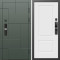 Входная дверь Termo-Door Смарт Тетрис Грин - Нео Классика Белый Софт