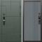 Входная дверь Termo-Door Смарт Тетрис Грин - Страйп Грей Софт