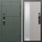 Входная дверь Termo-Door Смарт Тетрис Грин - Зеркало Люмис Капучино