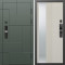 Входная дверь Termo-Door Смарт Тетрис Грин - Зеркало Люмис Соновая Кость