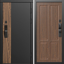 Входная дверь Termo-Door Смарт Тор - Без серии Орех стандарт