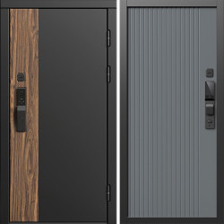 Входная дверь Termo-Door Смарт Тор - Флэт Grey софт