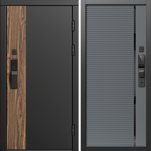 Входная дверь Termo-Door Смарт Тор - Порте Grey софт