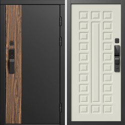 Входная дверь Termo-Door Смарт Тор - Престиж бежевый матовый