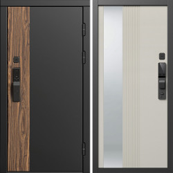 Входная дверь Termo-Door Смарт Тор - Зеркало Люмис Соновая Кость