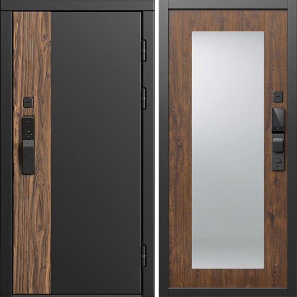 Входная дверь Termo-Door Смарт Тор - Зеркало Триумф дуб