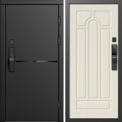 Входная дверь Termo-Door Смарт Тренд Блэк - Арка лиственница