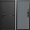 Входная дверь Termo-Door Смарт Тренд Блэк - Флэт Grey софт