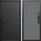 Входная дверь Termo-Door Смарт Тренд Блэк - Марсель Grey софт
