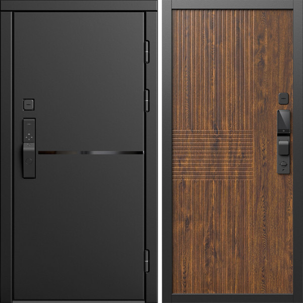 Входная дверь Termo-Door Смарт Тренд Блэк - Мастино Дуб