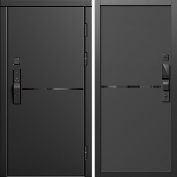 Входная дверь Termo-Door Смарт Тренд Блэк - Нео Black