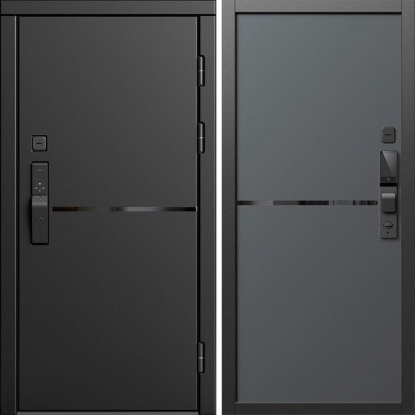 Входная дверь Termo-Door Смарт Тренд Блэк - Нео Графит