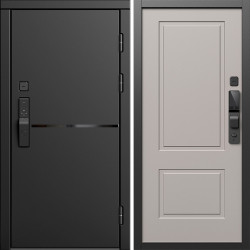 Входная дверь Termo-Door Смарт Тренд Блэк - Нео Классика Капучино