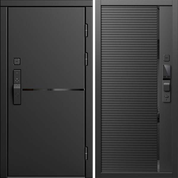 Входная дверь Termo-Door Смарт Тренд Блэк - Порте black
