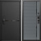 Входная дверь Termo-Door Смарт Тренд Блэк - Порте Grey софт