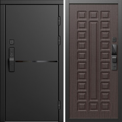 Входная дверь Termo-Door Смарт Тренд Блэк - Престиж венге
