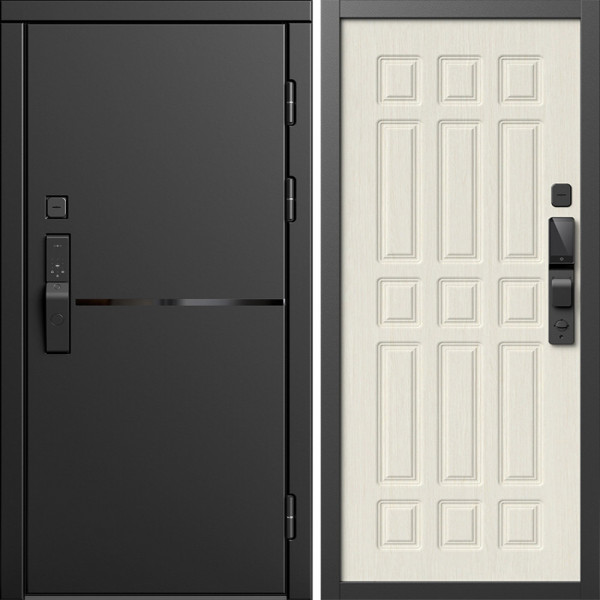 Входная дверь Termo-Door Смарт Тренд Блэк - Спарта лиственница