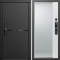 Входная дверь Termo-Door Смарт Тренд Блэк - Зеркало Фацет Белый софт