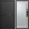 Входная дверь Termo-Door Смарт Тренд Блэк - Зеркало Фацет Капучино