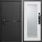 Входная дверь Termo-Door Смарт Тренд Блэк - Зеркало Триумф Белый софт