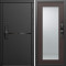 Входная дверь Termo-Door Смарт Тренд Блэк - Зеркало Триумф венге