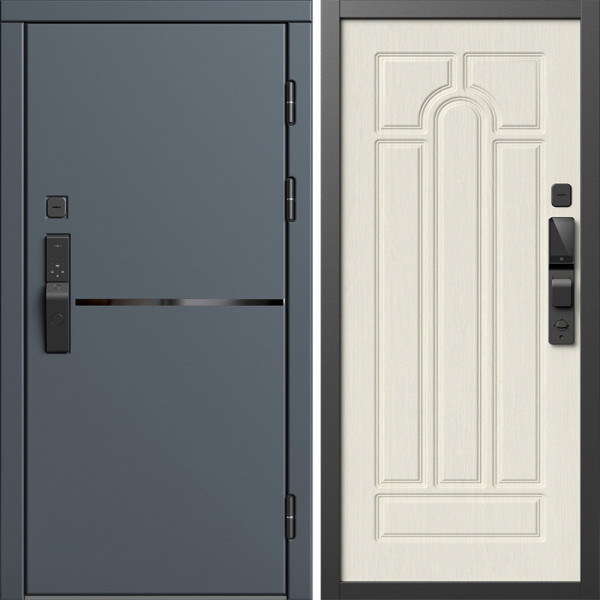 Входная дверь Termo-Door Смарт Тренд Графит - Арка лиственница