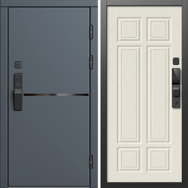 Входная дверь Termo-Door Смарт Тренд Графит - Без серии Лиственница премиум