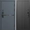 Входная дверь Termo-Door Смарт Тренд Графит - Флэт Черный кварц