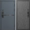 Входная дверь Termo-Door Смарт Тренд Графит - Горизонт бетон темный