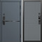 Входная дверь Termo-Door Смарт Тренд Графит - Горизонт Grey софт