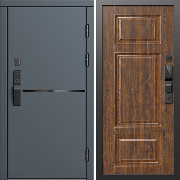 Входная дверь Termo-Door Смарт Тренд Графит - Лион Дуб