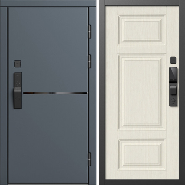 Входная дверь Termo-Door Смарт Тренд Графит - Лион Лиственница