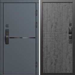 Входная дверь Termo-Door Смарт Тренд Графит - Мастино Бетон темный