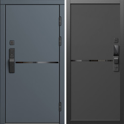 Входная дверь Termo-Door Смарт Тренд Графит - Нео Black