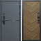 Входная дверь Termo-Door Смарт Тренд Графит - Плаза Елочка Орех