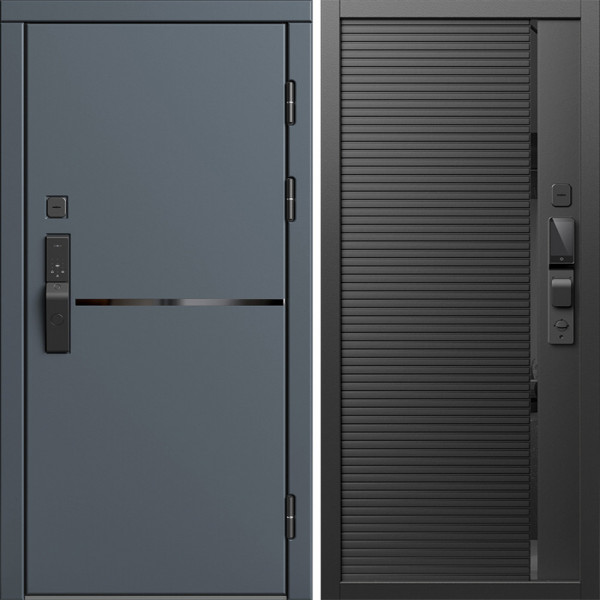 Входная дверь Termo-Door Смарт Тренд Графит - Порте black