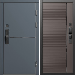 Входная дверь Termo-Door Смарт Тренд Графит - Порте Шоколад