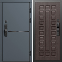 Входная дверь Termo-Door Смарт Тренд Графит - Престиж венге