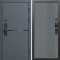 Входная дверь Termo-Door Смарт Тренд Графит - Страйп Грей Софт