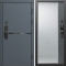 Входная дверь Termo-Door Смарт Тренд Графит - Зеркало Фацет Grey софт