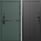 Входная дверь Termo-Door Смарт Тренд Грин - Флэт Черный кварц